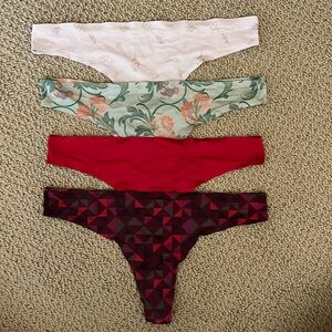 Auden silk thong panty bundle